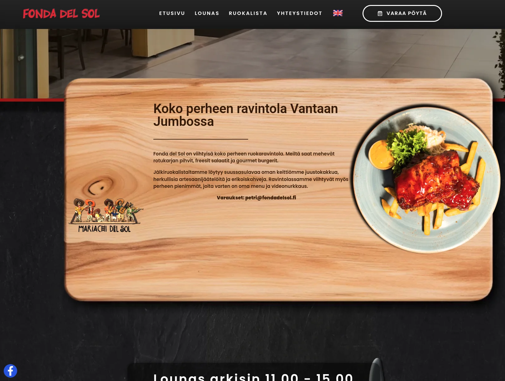 Ravintola Fonda design