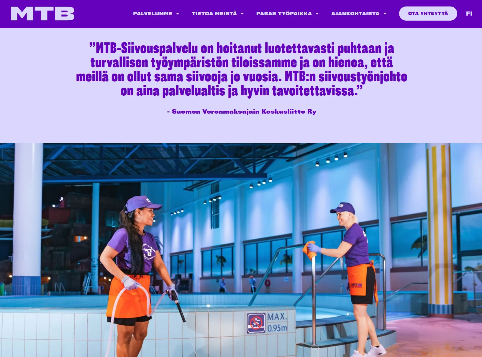 MTB-Siivouspalvelu palvelut