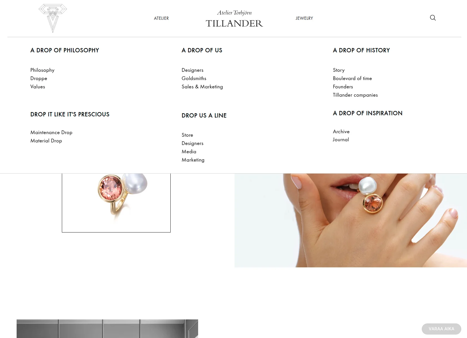 Atelier Torbjörn Tillander verkkosivut